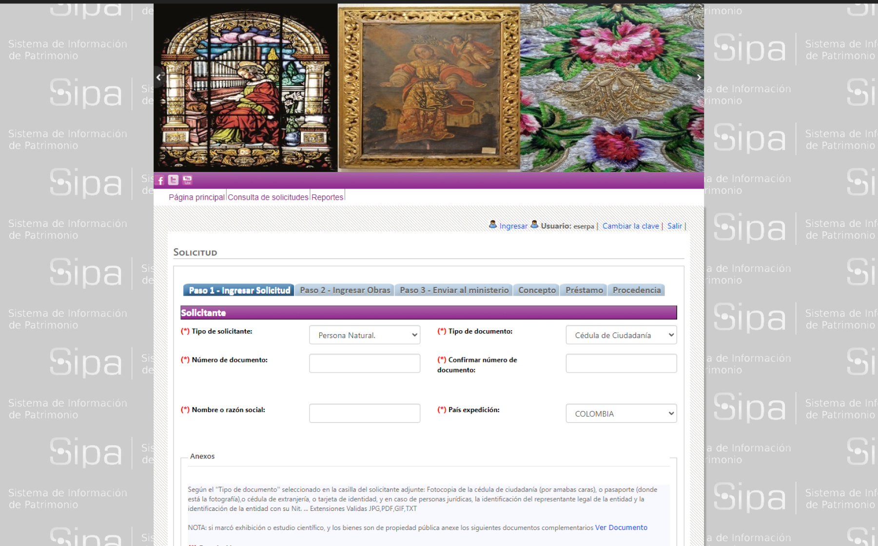 CPIT legacy platform showing outdated interface before redesign