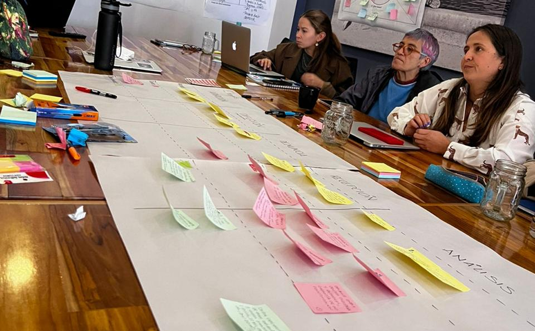 ÁGATA co-creation workshop with Defensoría del Pueblo team using Design Thinking methodology
